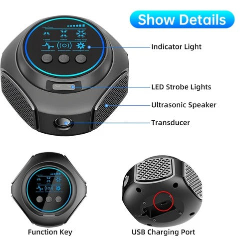 Ultrasonic Electronic Indoor Spider Repeller Pest Control Device