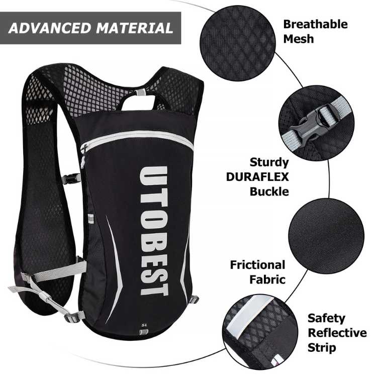 Running Hydration Vest Pack Trail Vest with Water Storage Reservoir