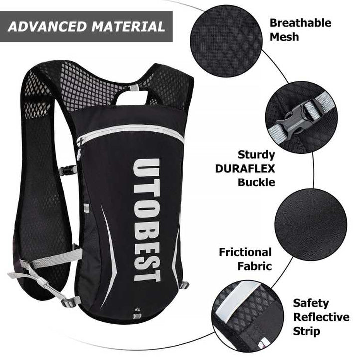 Running Hydration Vest Pack Trail Vest with Water Storage Reservoir