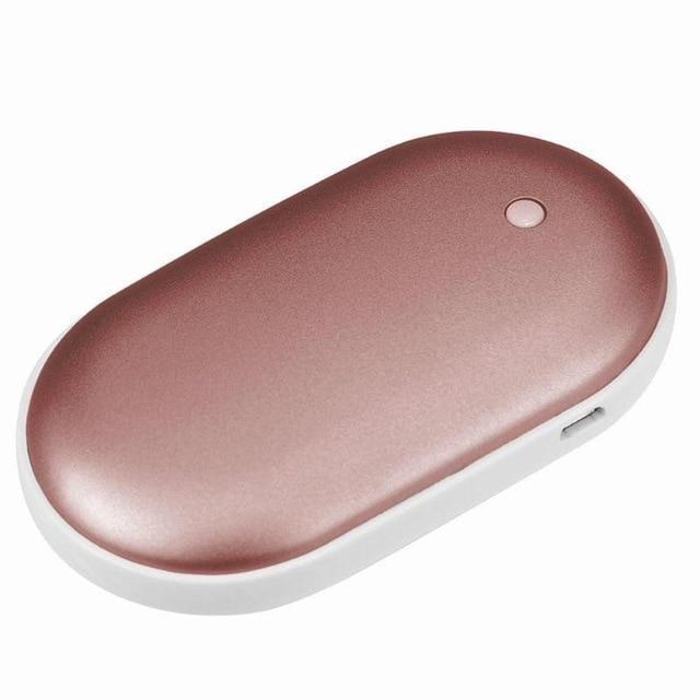 Rechargeable Portable Hand Warmer Power Bank Battery Charger Device