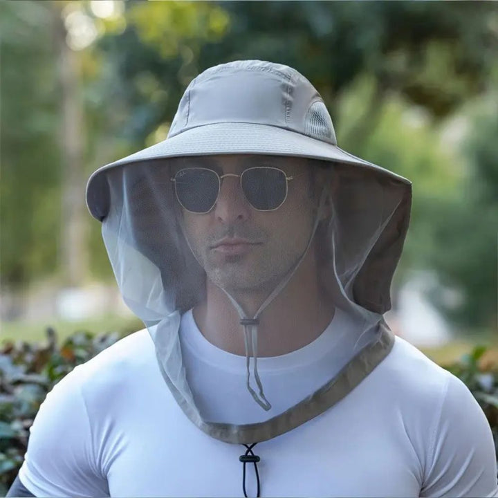 Wide Brim Outdoor Sun Protection Mosquito Repellent Hat
