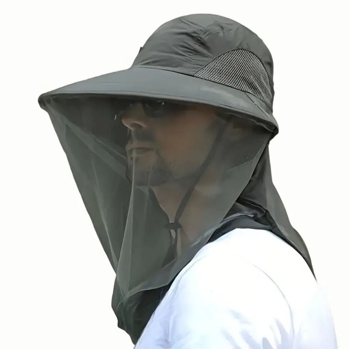 Wide Brim Outdoor Sun Protection Mosquito Repellent Hat