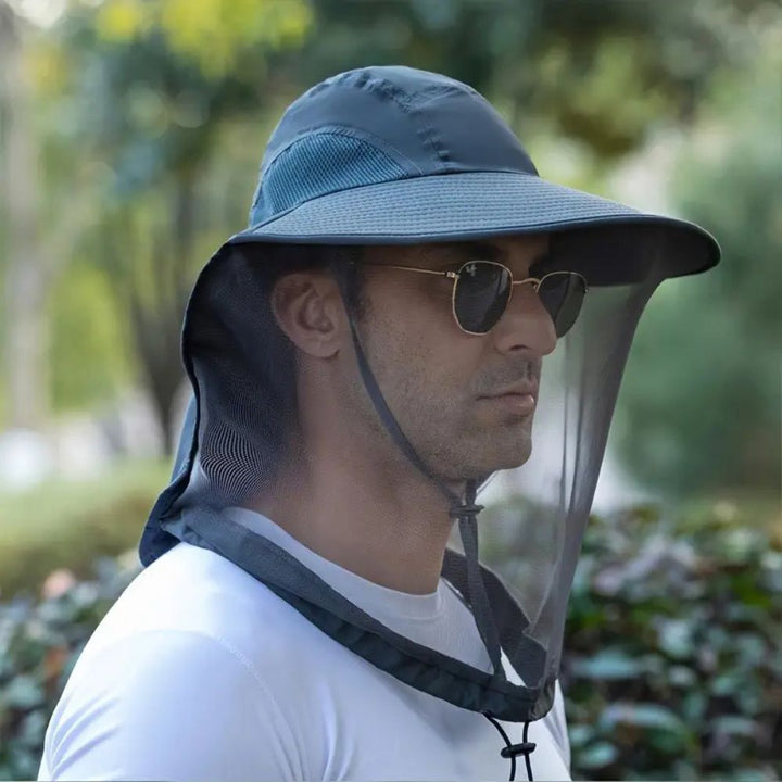 Wide Brim Outdoor Sun Protection Mosquito Repellent Hat