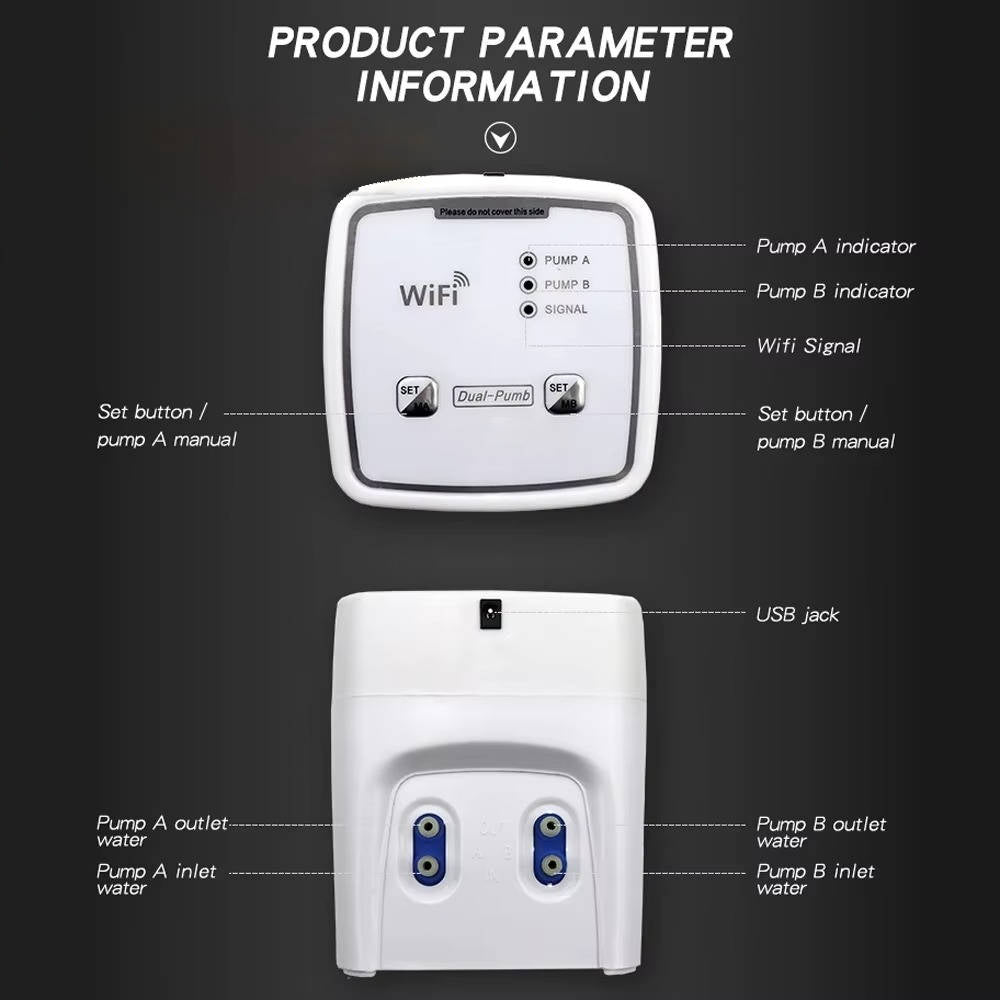 WiFi Smart Irrigation Controller Automatic Plant Watering System for 20 Pots