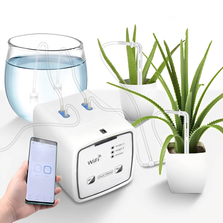 WiFi Smart Irrigation Controller Automatic Plant Watering System for 20 Pots