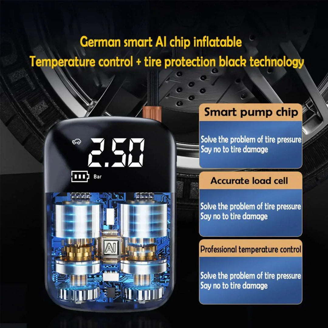 Wireless Digital Car Tire Inflator Air Compressor Pump