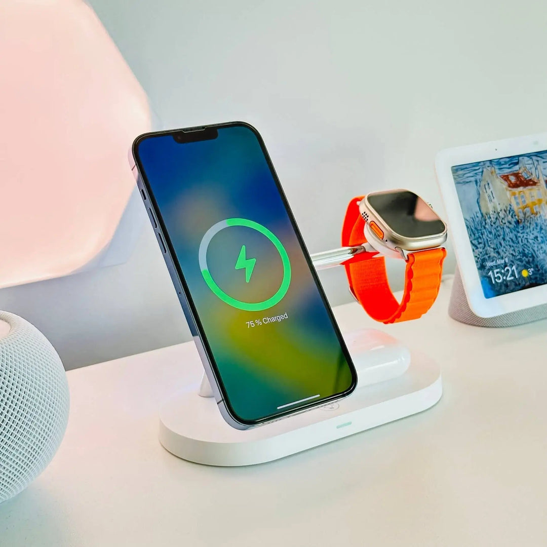 Wireless Charging Station Fast Charge Pad Multi Device Wireless Charger