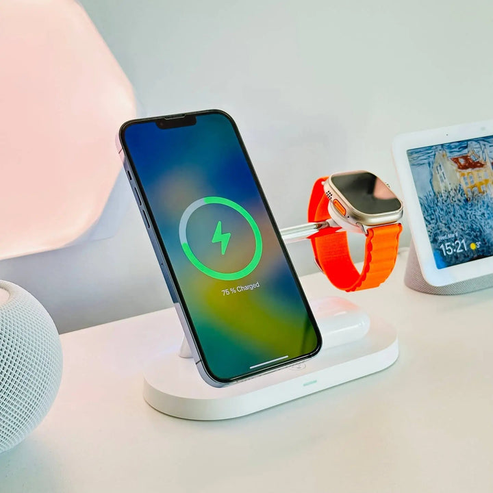 Wireless Charging Station Fast Charge Pad Multi Device Wireless Charger