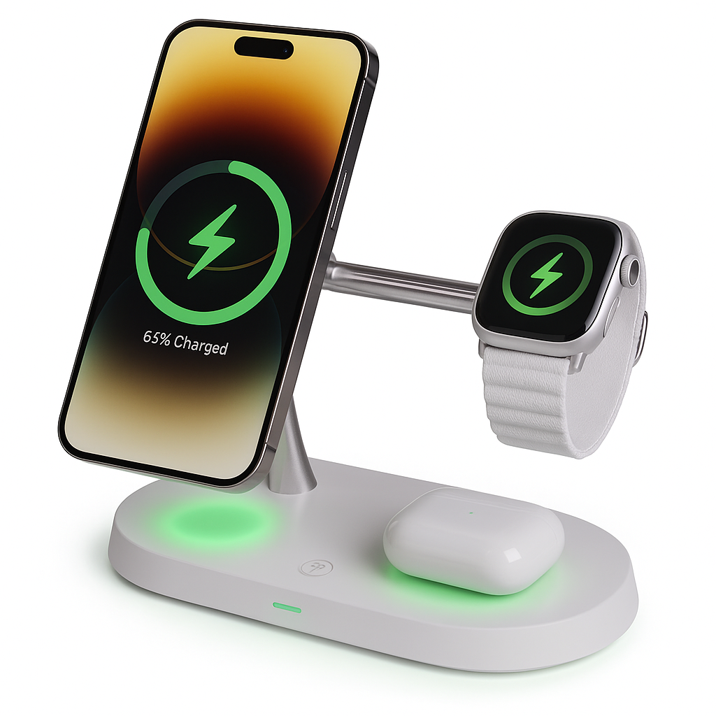 Wireless Charging Station Fast Charge Pad Multi Device Wireless Charger