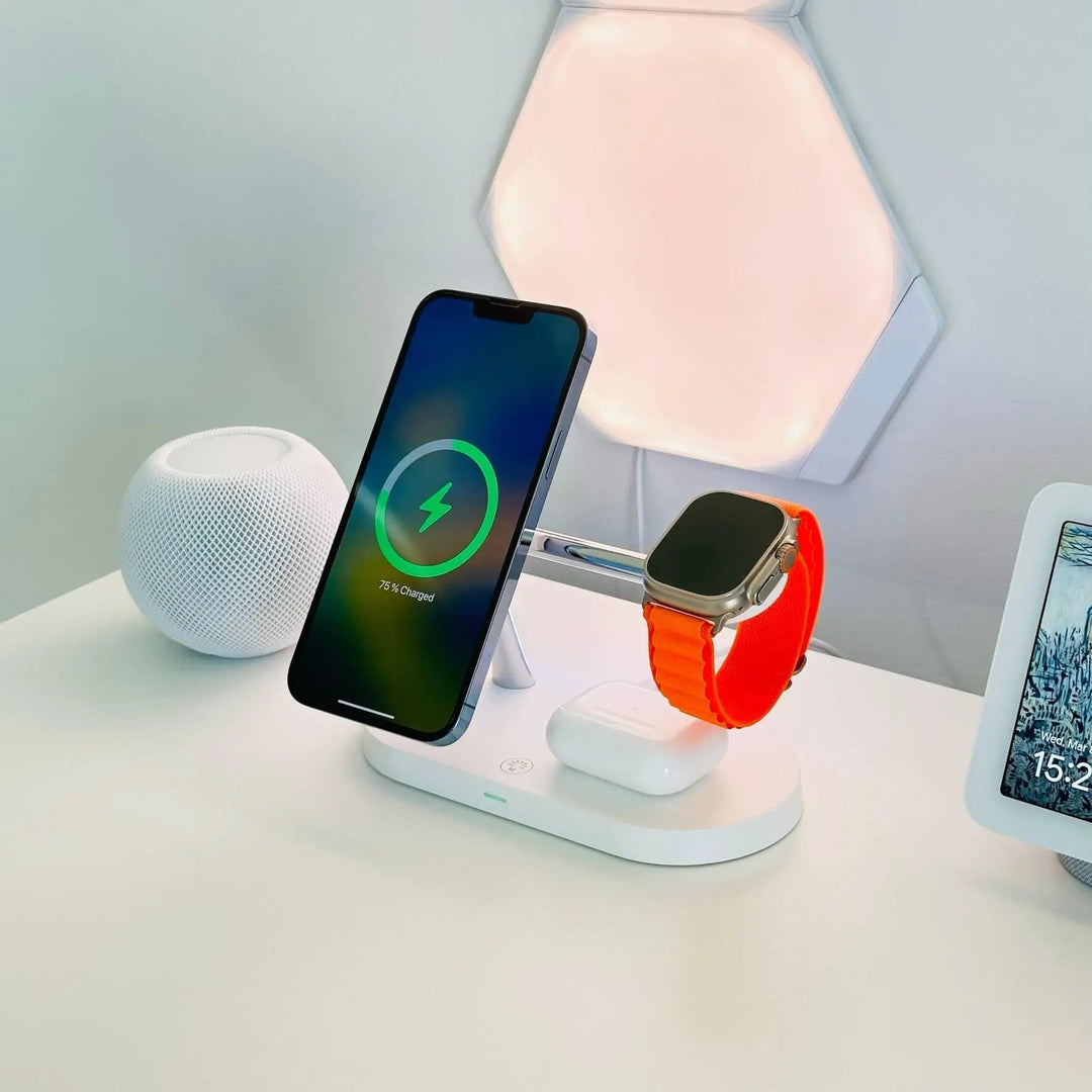 Wireless Charging Station Fast Charge Pad Multi Device Wireless Charger