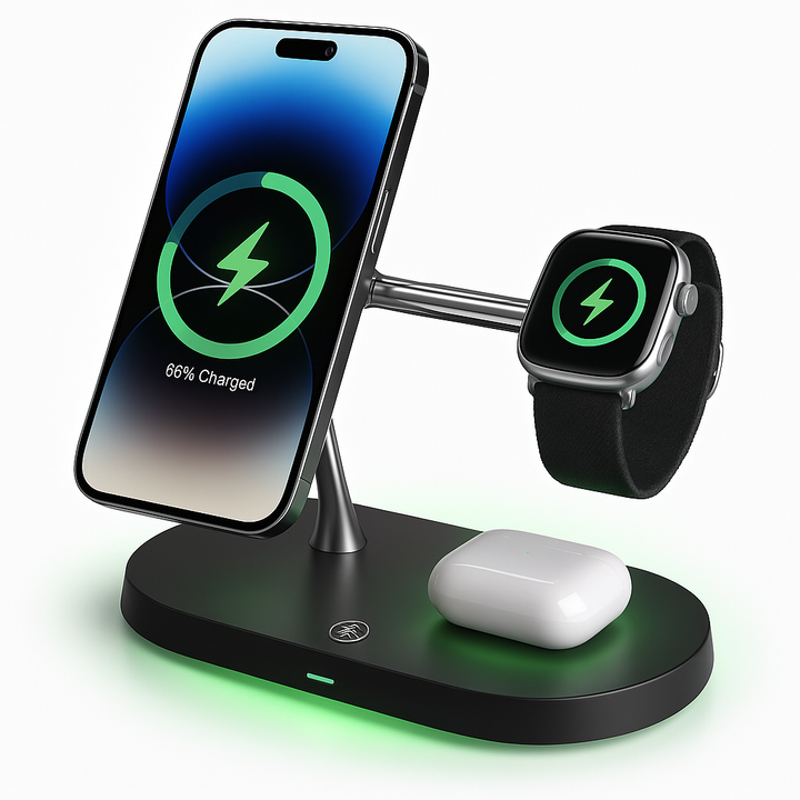 Wireless Charging Station Fast Charge Pad Multi Device Wireless Charger